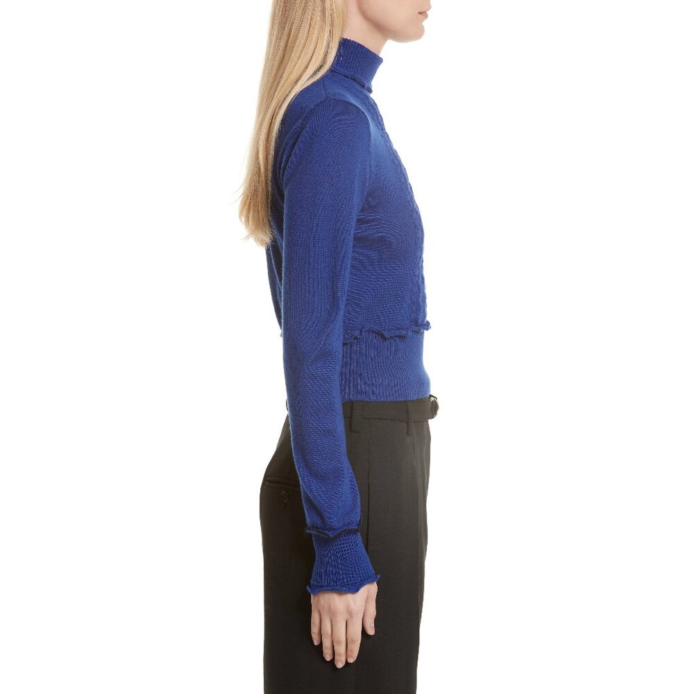 3.1 Phillip Lim Puffy Cable Turtleneck Sweater ASO Cheryl Blossom - Picture 5 of 16